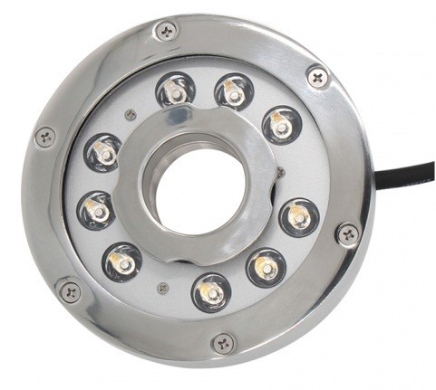 Hình ảnh của Đèn âm nước bánh xe 6W ánh sáng đỏ - VSL-6W-R