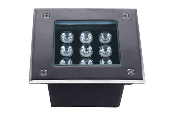 Hình ảnh của Đèn âm đất vuông 9W Visenlight ADV-9W-Ánh sáng vàng